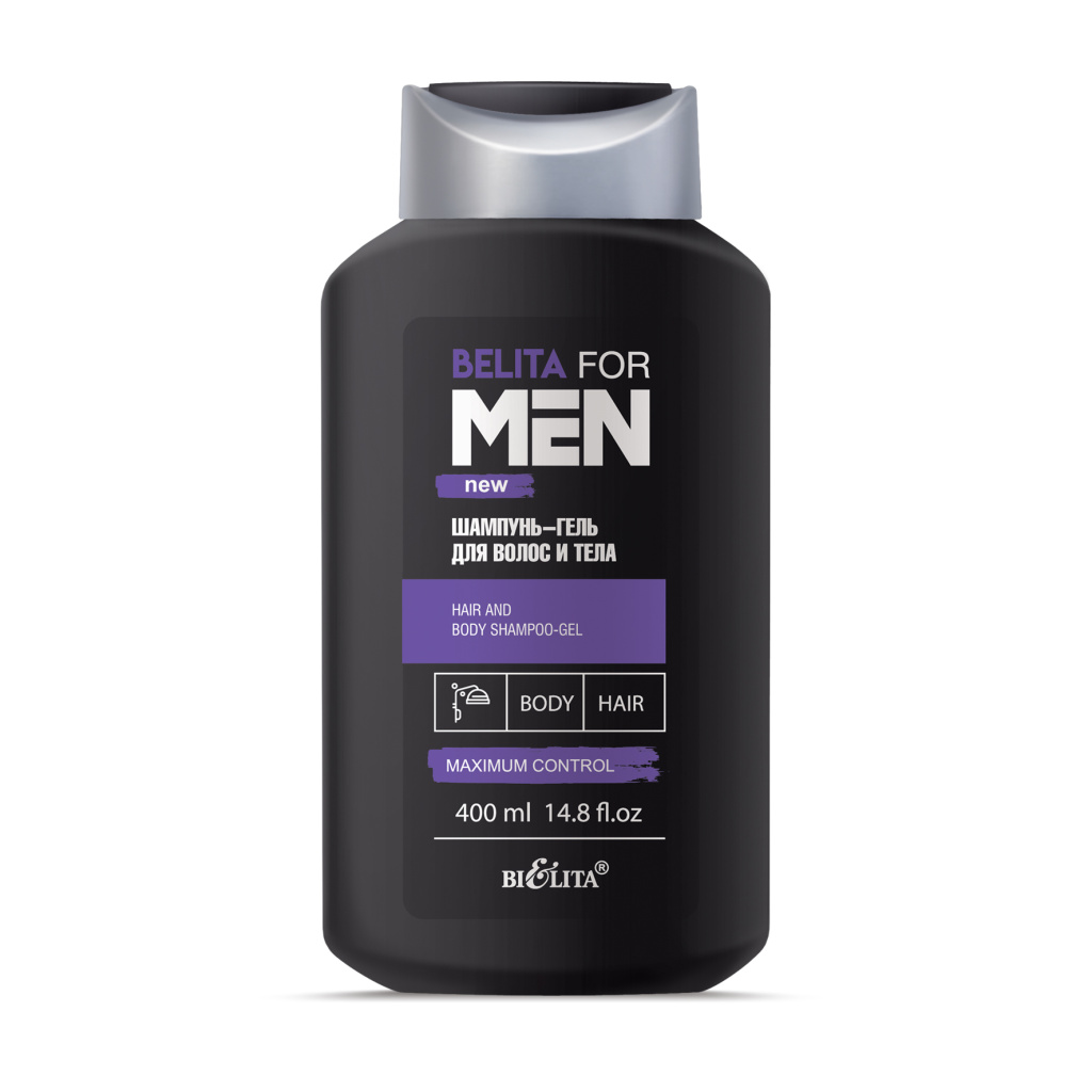 Шампунь-гель для волос и тела (400мл Belita for Men)