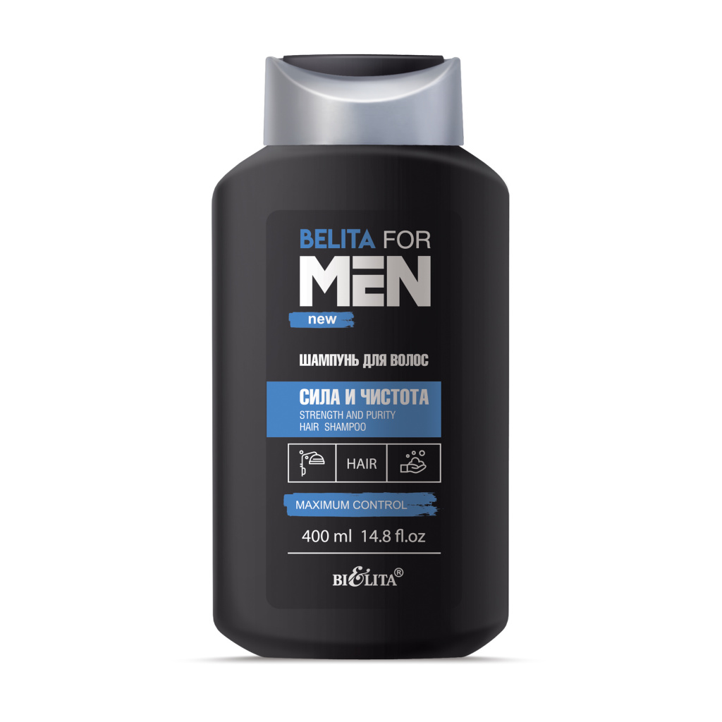 Шампунь для волос "Сила и чистота" (400мл Belita for Men)