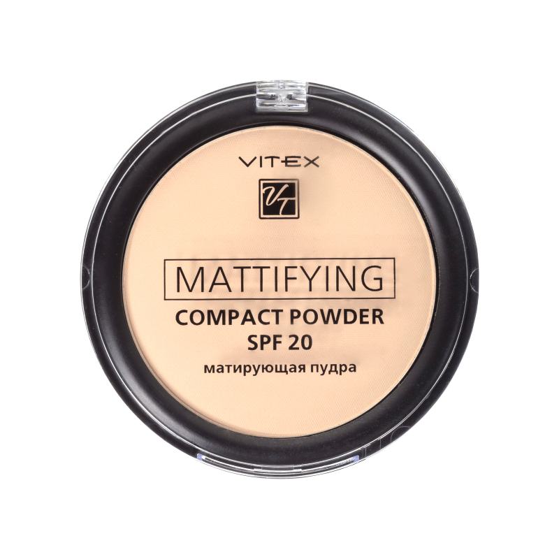 VITEX Матирующая компактная пудра для лица Mattifying compact powder SPF20, тон 03