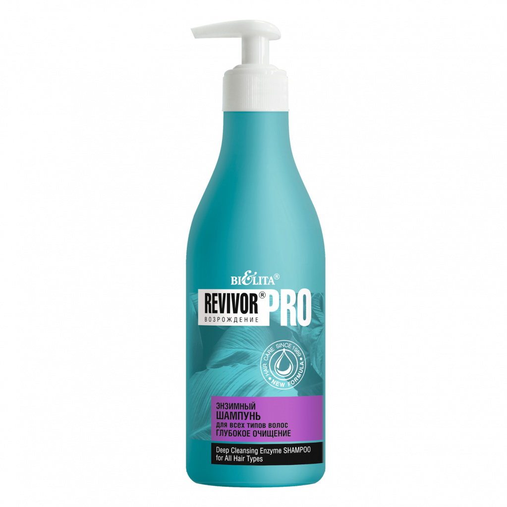 Энзимный шампунь для всех типов волос «Глубокое очищение» (500 мл RevivorPro)