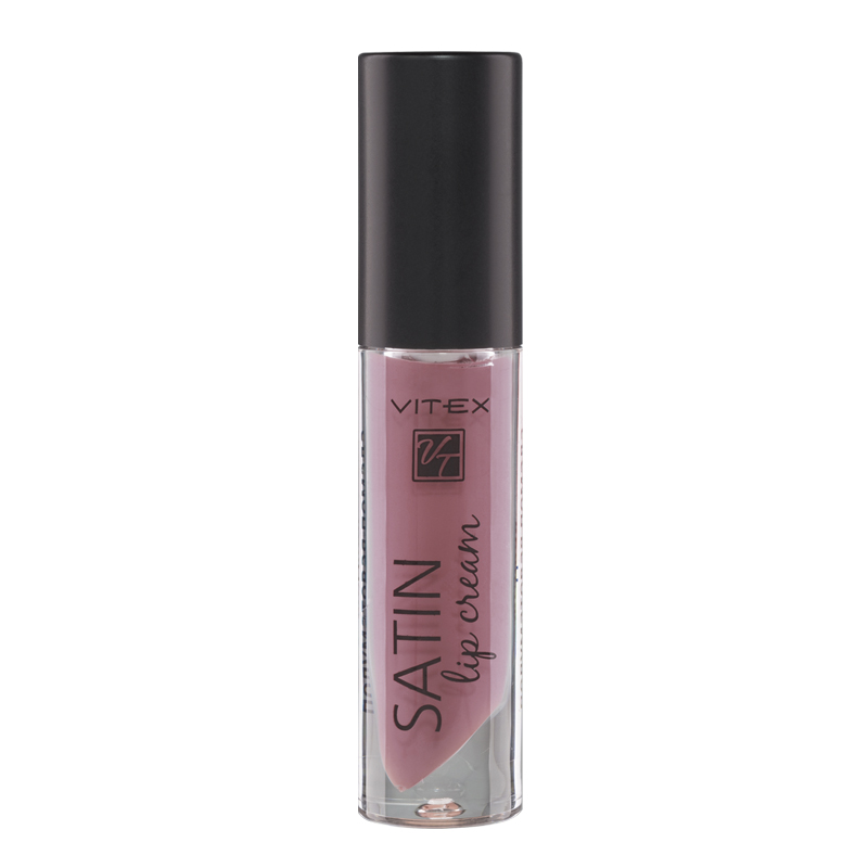 VITEX Жидкая полуматовая губная помада SATIN LIP CREAM, 3.5 г. тон 716 Berry Pink